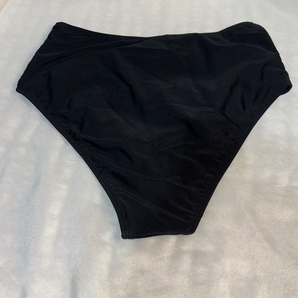 High Waisted Bikini Bottoms, Black, Size S - Picture 2 of 4
